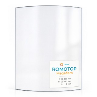 Romotop MEGAFLAM Glas - Kaminglas für Kaminofen