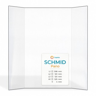 Schmid PANO Glas - Prismatisch Kaminglas für Kaminofen