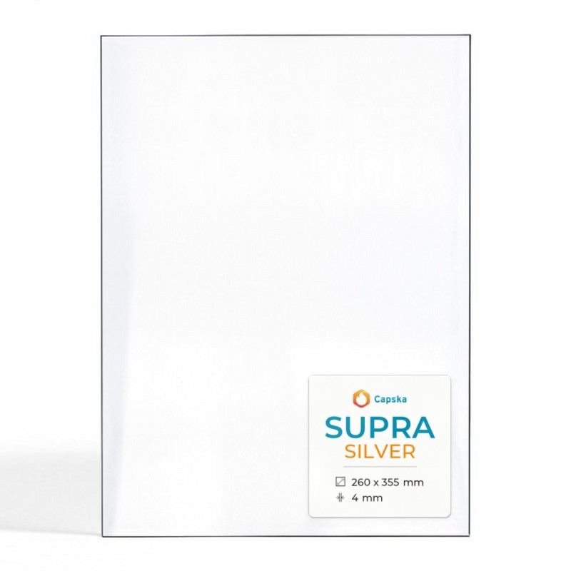 Vetro Supra SILVER - Vetro Rettangolo per stufa a legna