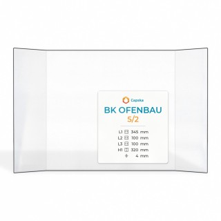 Vitre Bk Ofenbau 45327 - Verre prismatique pour poêle à bois