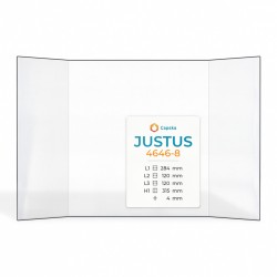 Vetro Justus 4646-8 - Vetro Prismatico per stufa a legna