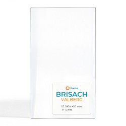 Brisach VALBERG Glas - Rechteck Kaminglas für Pelletofen