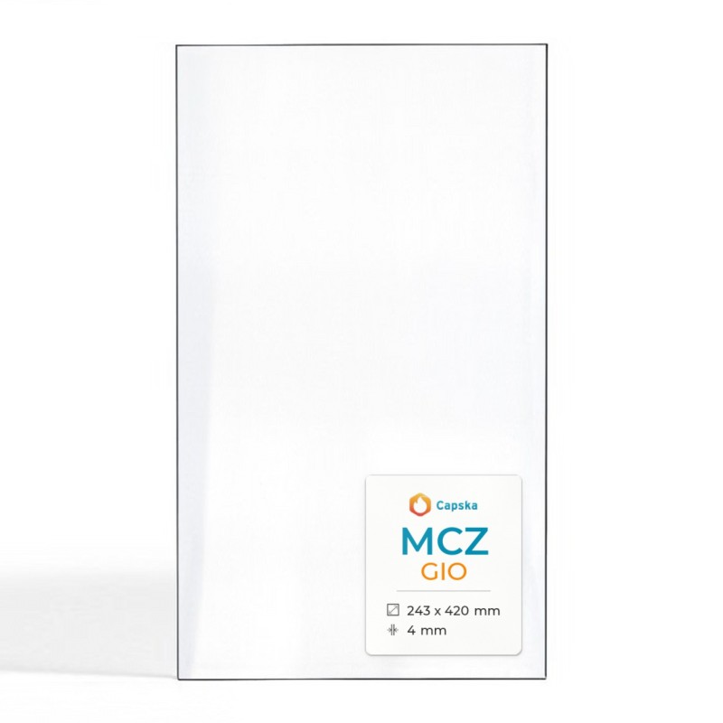Mcz GIO Glas - Rechteck Kaminglas für Pelletofen