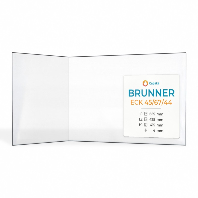 Brunner ECK 45/67/44 Glass - Fireplace Insert Panel