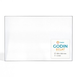 Vitre Godin ECLAT - Verre Rectangle pour poêle à bois