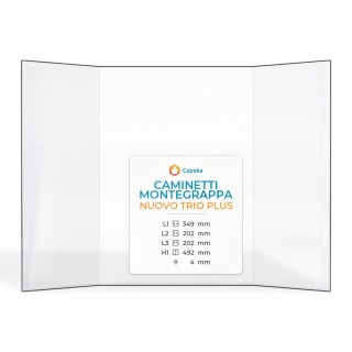 Vitre Caminetti Montegrappa NUOVO TRIO PLUS - Verre Prismatique pour insert