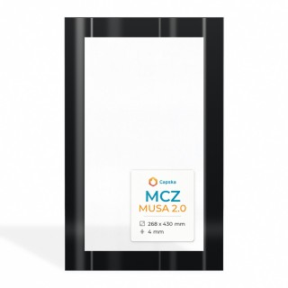 Vetro Mcz MUSA 2.0 - Vetro Rettangolo per stufa a pellet