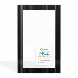 Vitre Mcz MUSA 2.0 - Verre Rectangle Sérigraphié pour poêle à granulés