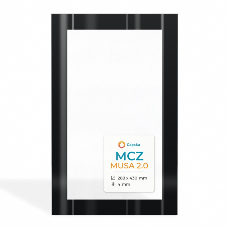 Mcz MUSA 2.0 Glas - Rechteck Kaminglas für Pelletofen