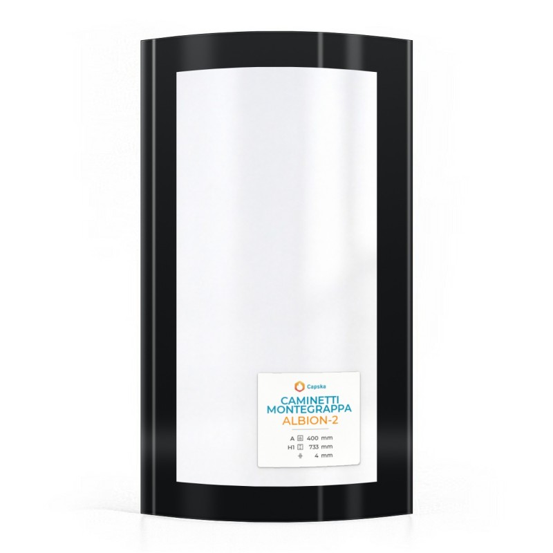 Caminetti Montegrappa ALBION-2 Glass Panel for Wood Burning Stove
