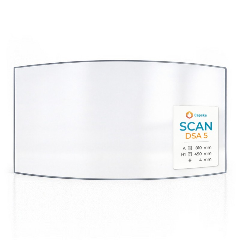 SCAN DSA 5 Glass - Curved Panel for Wood Burning Stove
