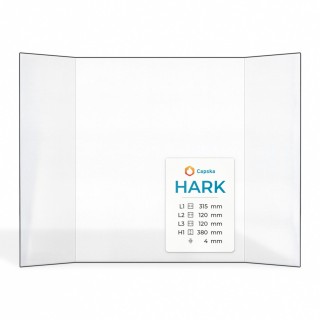 Hark Glas Prismatisch - Kaminglas für Kaminofen