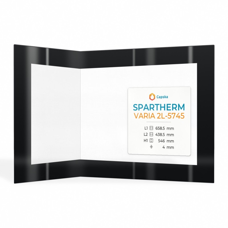 Vetro Spartherm VARIA 2L-5745 - Vetro Piegato Serigrafato