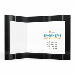 Vetro Spartherm VARIA 2LH-57-4S - Vetro Prismatico Serigrafato per stufa a legna
