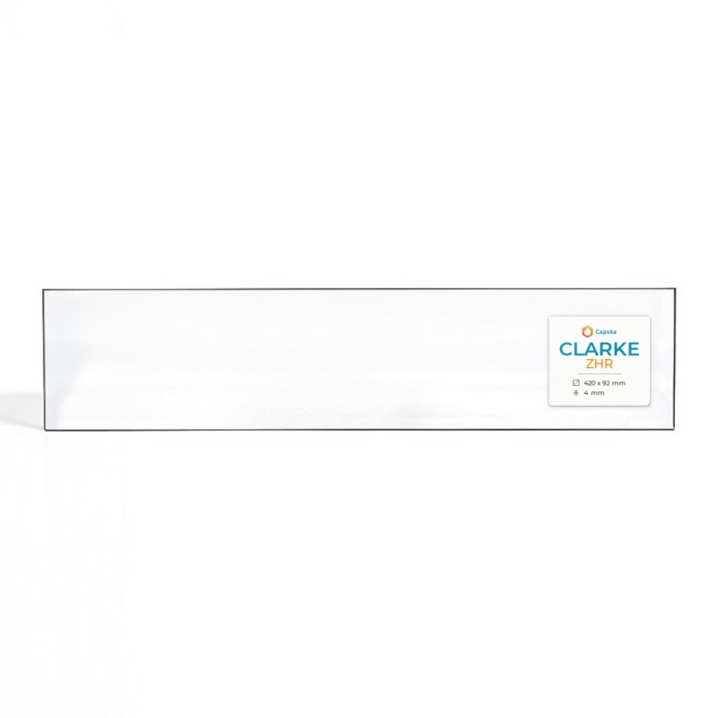 Vitre Clarke ZHR - Verre Rectangle pour poêle à bois