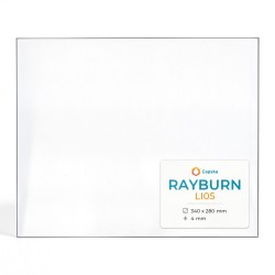 Vitre Rayburn LI05 - Verre Rectangle pour poêle à bois
