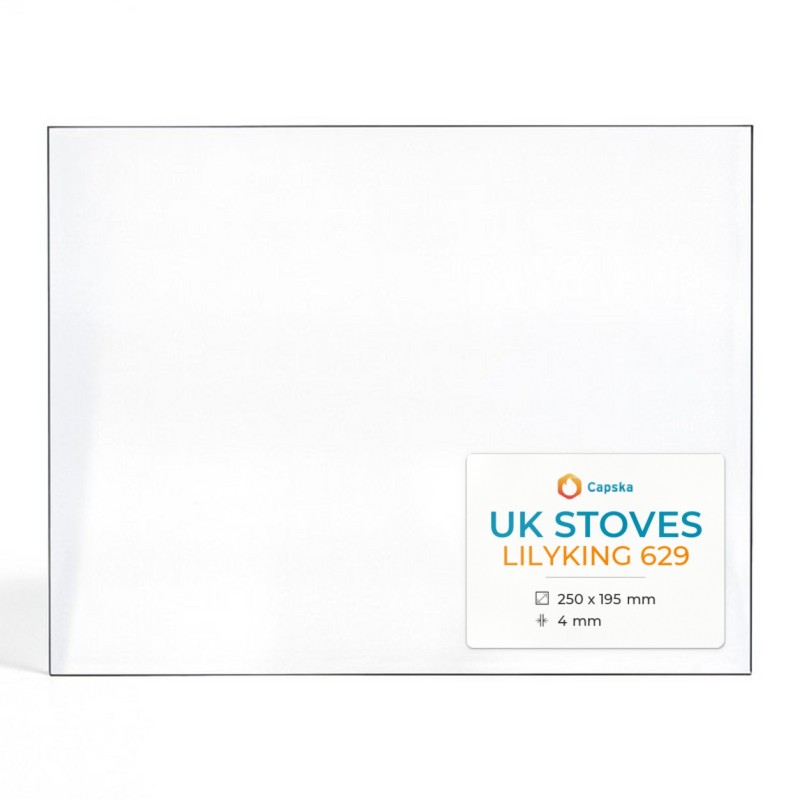 Uk Stoves LILYKING 629 Glass - Rectangular Panel