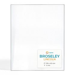 Vitre Broseley LINCOLN - Verre Rectangle pour poêle au gaz
