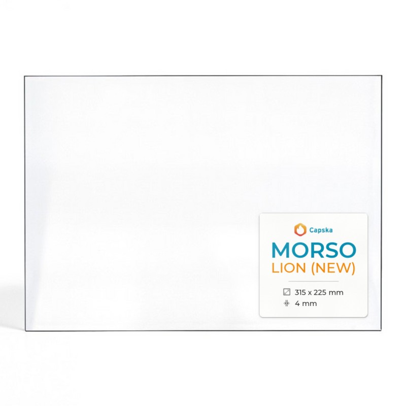Morso LION Glass Panel - Rectangular for Wood Burning Stove