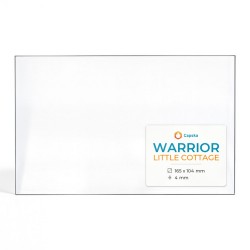 Vetro Warrior LITTLE COTTAGE - Vetro Rettangolo per stufa a legna