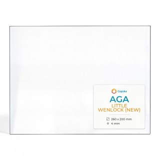 Vitre Aga LITTLE WENLOCK (NEW) - Verre Rectangle pour poêle à bois