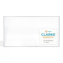 Vetro Clarke MAJESTIC - Vetro Rettangolo per stufa a legna