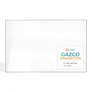 Vitre Gazco MANHATTEN - Verre Rectangle pour poêle à bois