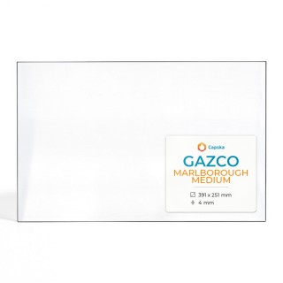 Gazco MARLBOROUGH MEDIUM Glas - Rechteck Kaminglas für Gasofen