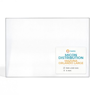 Vitre Micon Distribution MAZONA ORLANDO LARGE - Verre Rectangle pour poêle à bois