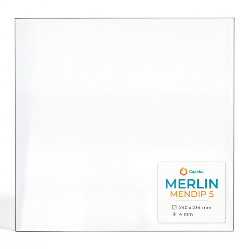 Merlin MENDIP 5 Glass - Rectangular Panel for Wood Burning Stoves