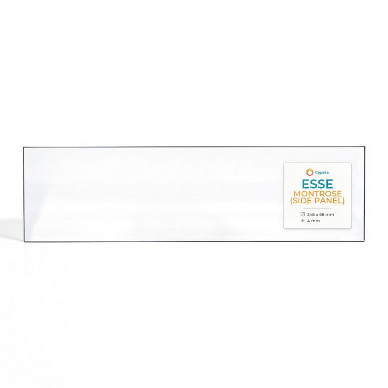 Vetro Esse MONTROSE (SIDE PANEL) - Vetro Rettangolo per stufa a legna