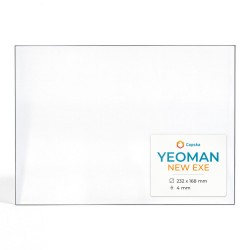 Vetro Yeoman NEW EXE - Vetro Rettangolo per stufa a legna