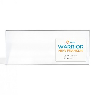 Warrior NEW FRANKLIN Glass - Rectangular Panel for Wood Burning Stove