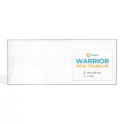 Vitre Warrior NEW FRANKLIN - Verre Rectangle pour poêle à bois