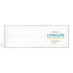 Vetro Longlife NEW INGLENOOK - Vetro Rettangolo per stufa a legna