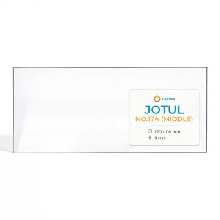 Vitre Jotul NO.17A (MIDDLE) - Verre Rectangle pour poêle à bois