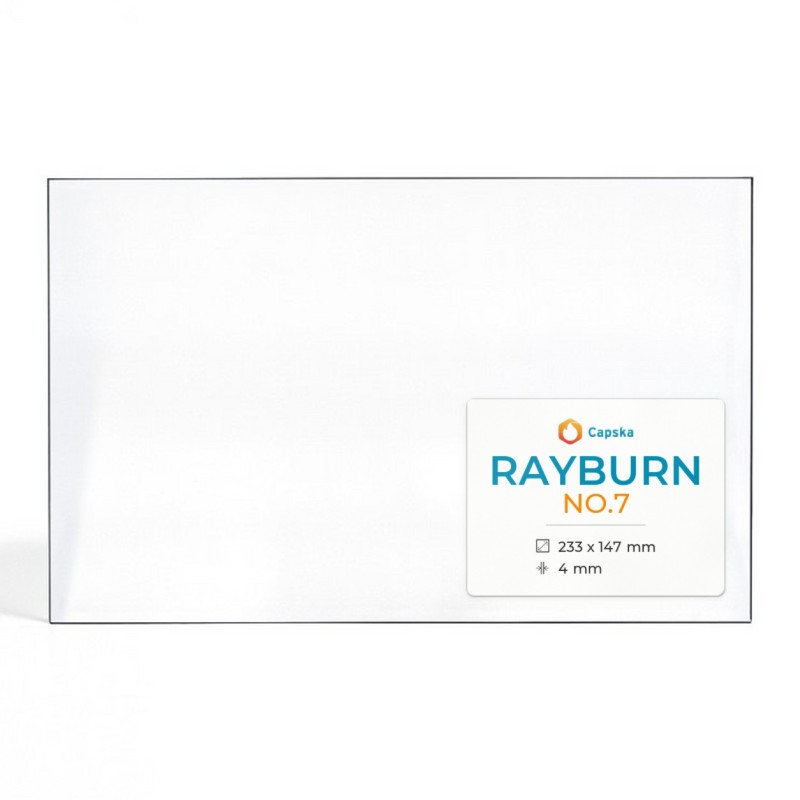 Vetro Rayburn NO.7 - Vetro Rettangolo per stufa a legna