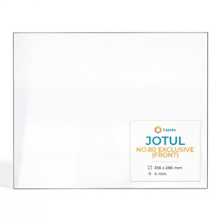 Vitre Jotul NO.80 EXCLUSIVE (FRONT) - Verre Rectangle pour poêle à bois