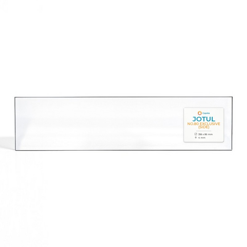 Jotul NO.80 EXCLUSIVE (SIDE) Glass - Rectangular Panel for Wood Burning Stove