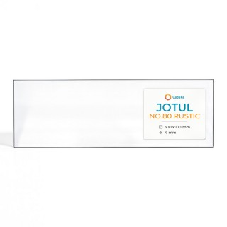 Jotul NO.80 RUSTIC Glass - Rectangular Panel for Wood Burning Stove