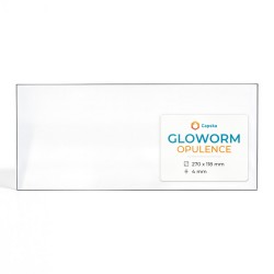 Gloworm OPULENCE Glass - Rectangular glass panel for wood burning stove