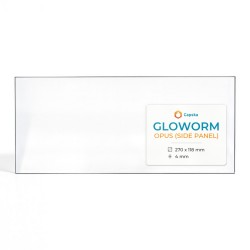 Gloworm OPUS (SIDE PANEL) Glas - Rechteck Kaminglas für Kaminofen