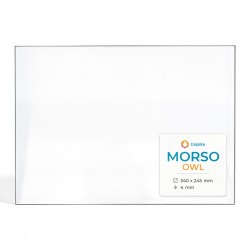 Morso OWL Glass - Rectangular glass panel for wood burning stove