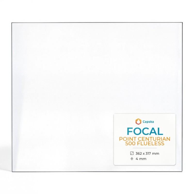 Focal POINT CENTURIAN 500 FLUELESS Glass Panel - Rectangular Shape