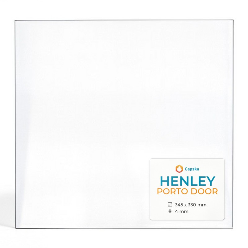 Vitre Henley PORTO DOOR - Verre Rectangle pour poêle à bois