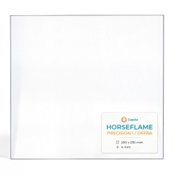 Vitre Horseflame PRECISION 1 / DEFRA - Verre Rectangle pour poêle à bois