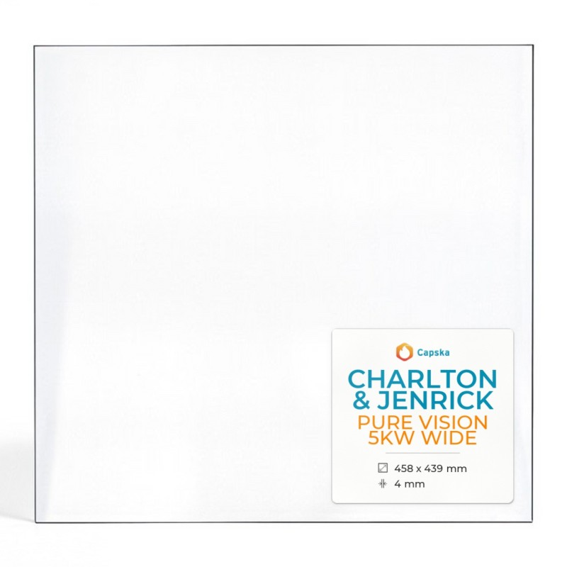 Charlton & Jenrick PURE VISION 5KW WIDE Glass Panel - Rectangular Shape