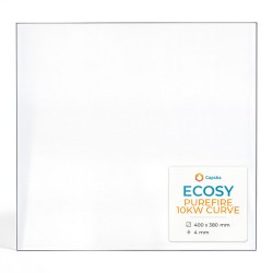 Vitre Ecosy PUREFIRE 10KW CURVE - Verre Rectangle pour poêle à bois