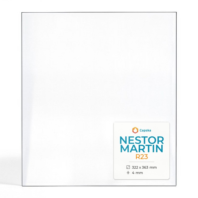 Vitre Nestor Martin R23 - Verre Rectangle pour poêle à bois