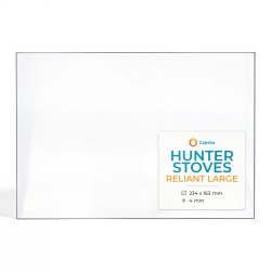 Vitre Hunter RELIANT LARGE - Verre Rectangle pour poêle à bois
